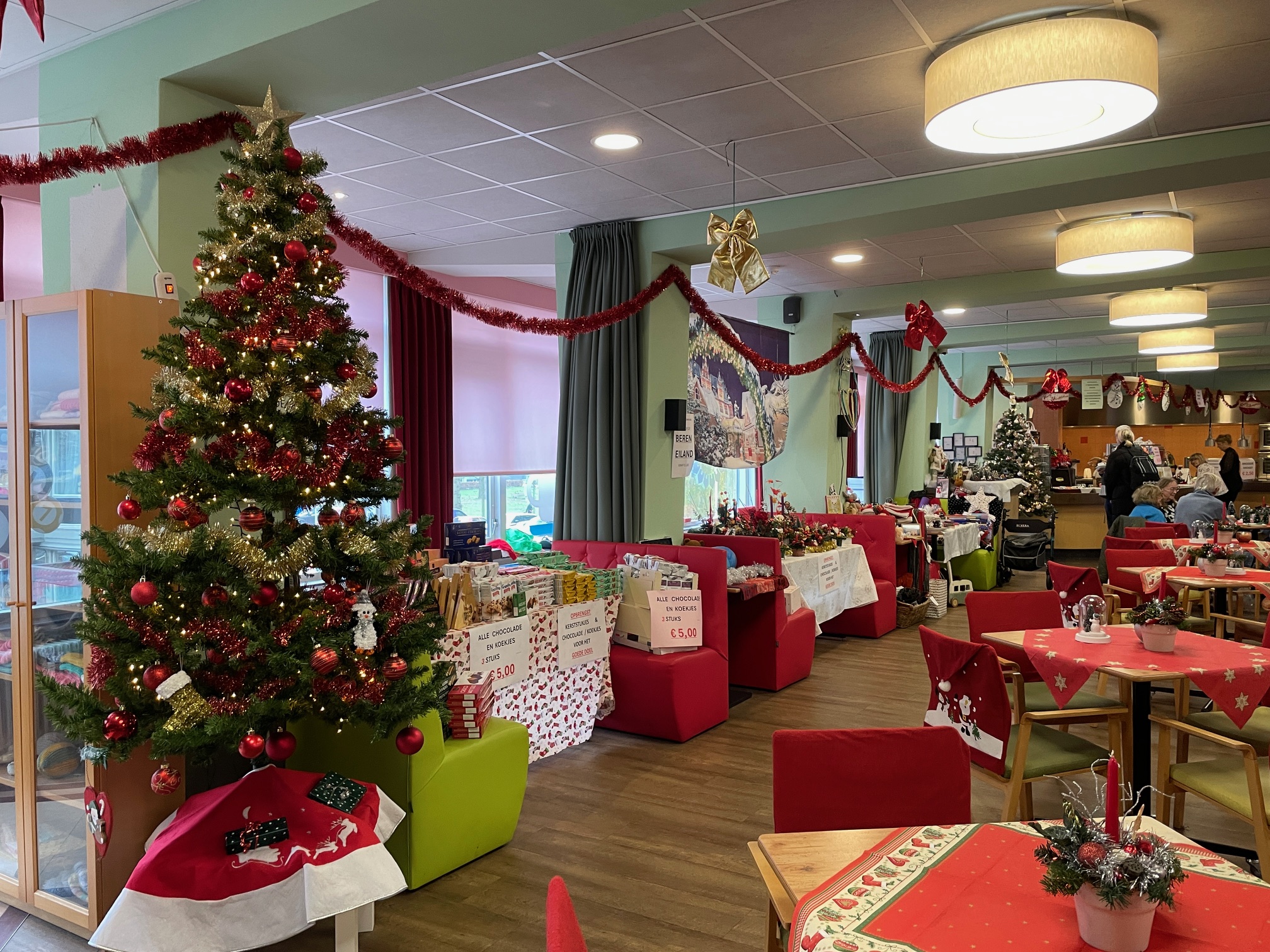 Kerstsfeer in de Plaza