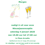 Nieuwjaarsreceptie