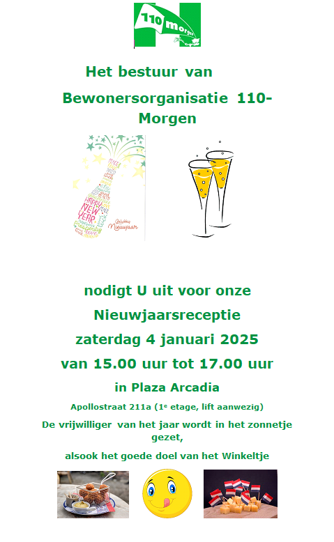 Nieuwjaarsreceptie