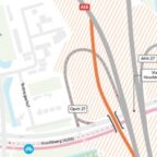 Oprit bij Hoofdweg naar de A16 lang dicht