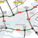 Weekendafsluiting A16; viaduct in zijn geheel vervangen