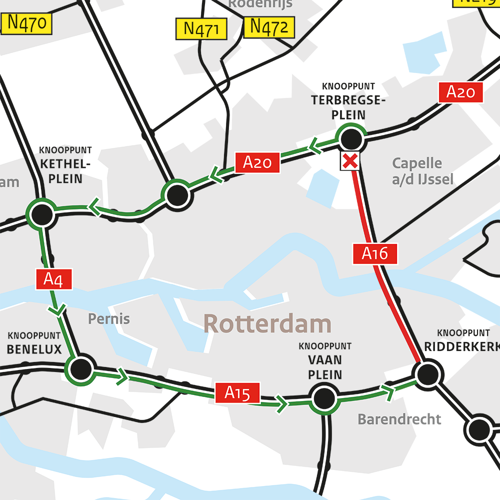 Weekendafsluiting A16; viaduct in zijn geheel vervangen