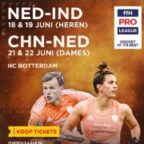 Misschien afsluitingen vanwege internationale hockeywedstrijden