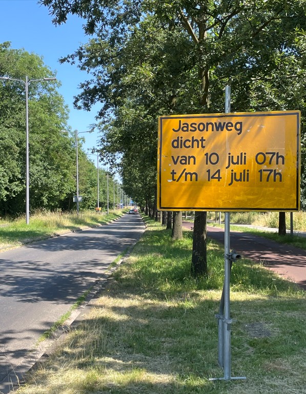 Stil asfalt Hillegersberg en Schiebroek