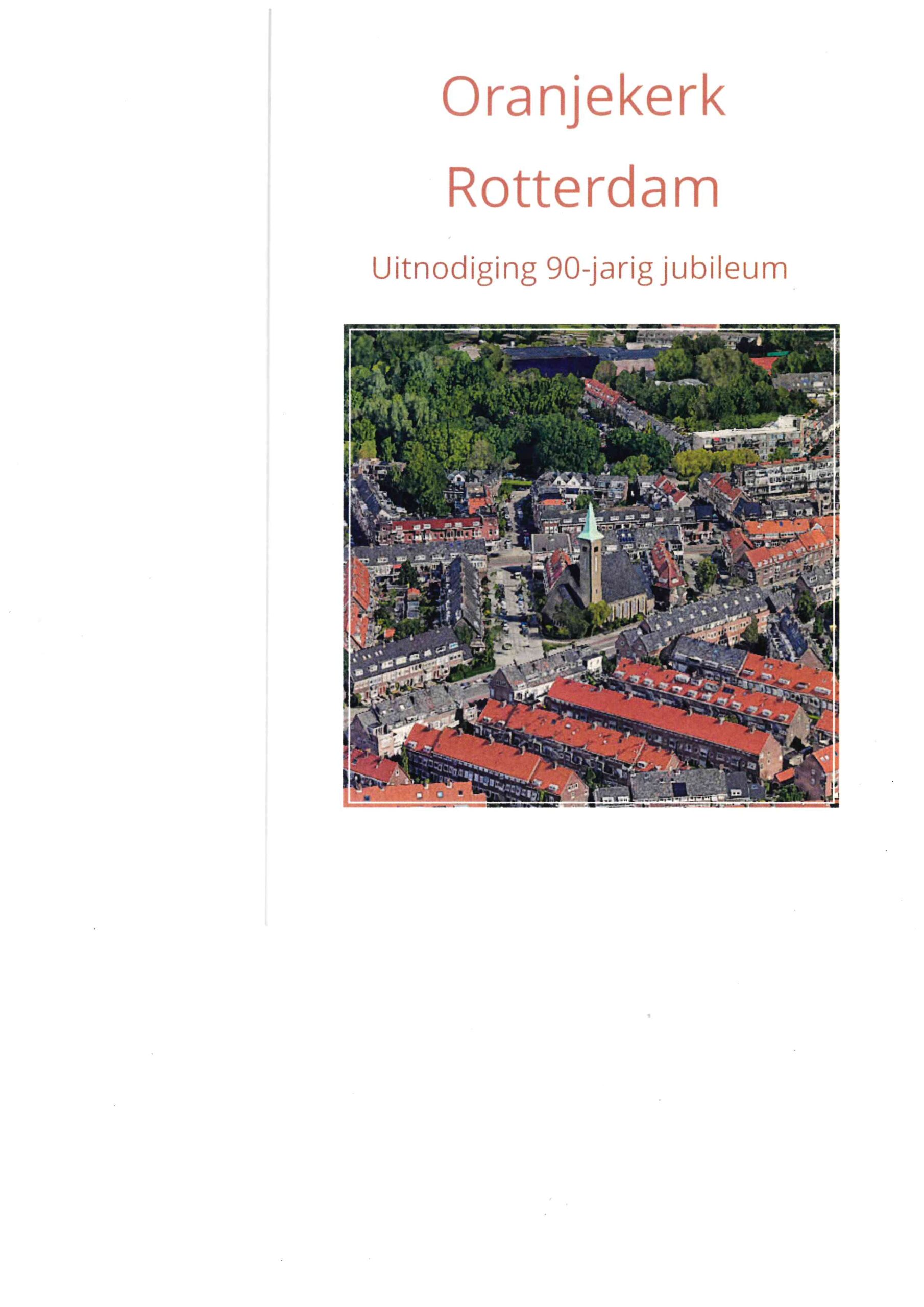 Oranjekerk 90 jaar!