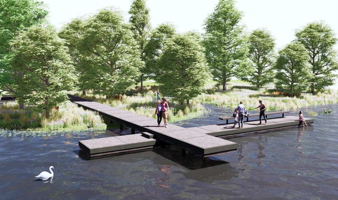 Drie fijne zitplekken aan de Bergse Voorplas!